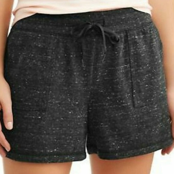 Athletic Works Womens Shorts Black Soot 